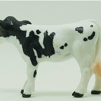 Amazon | Gevrkjenp 子牛の像 | 耐久性のあるホルスタイン牛の